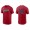 Men's Cleveland Indians Franmil Reyes Red Name & Number Nike T-Shirt