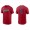 Men's Cleveland Indians Jose Ramirez Red Name & Number Nike T-Shirt