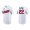 Men's Cleveland Indians Josh Naylor White 2021 Little League Classic Wordmark T-Shirt