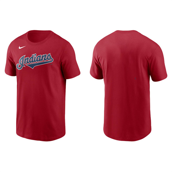 Men's Cleveland Indians Red Nike T-Shirt