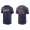 Men's Cleveland Indians Roberto Perez Navy Name & Number Nike T-Shirt