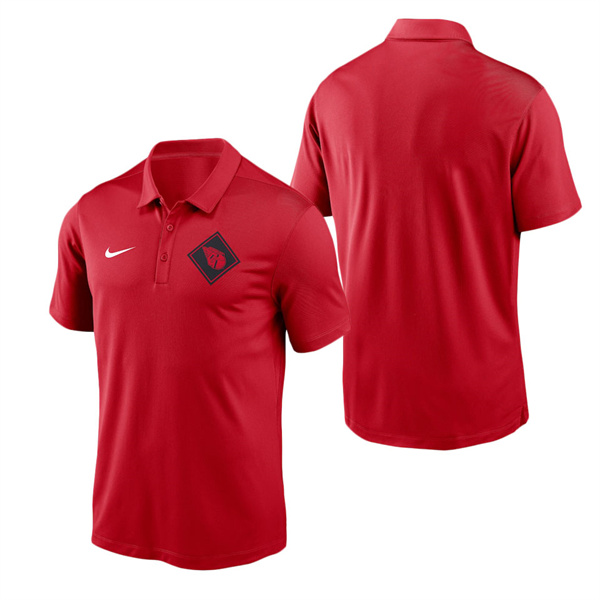 Men's Cleveland Guardians Nike Red Team Logo Polo