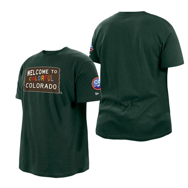 Men's Colorado Rockies Green 2022 City Connect Big & Tall T-Shirt