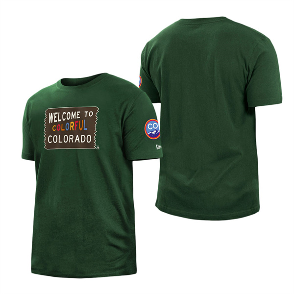 Men's Colorado Rockies Green 2022 City Connect T-Shirt