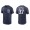 Men's Detroit Tigers Andrew Chafin Navy Name & Number Nike T-Shirt
