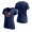 Women's Detroit Tigers Fanatics Branded Navy 2022 MLB Spring Training Grapefruit League Horizon Line V-Neck T-Shirt