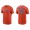 Men's Houston Astros Justin Verlander Orange Name & Number Nike T-Shirt