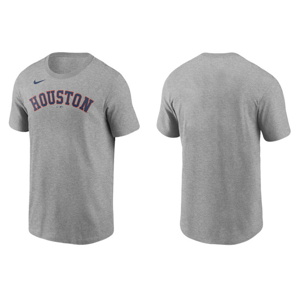 Men's Houston Astros Gray Nike T-Shirt