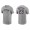 Men's Houston Astros Michael Brantley Gray Name & Number Nike T-Shirt