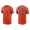 Men's Houston Astros Michael Brantley Orange Name & Number Nike T-Shirt
