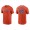 Men's Houston Astros Yordan Alvarez Orange Name & Number Nike T-Shirt