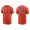 Men's Houston Astros Zack Greinke Orange Name & Number Nike T-Shirt