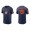 Men's Houston Astros Franklin Barreto Navy 2022 City Connect Velocity T-Shirt