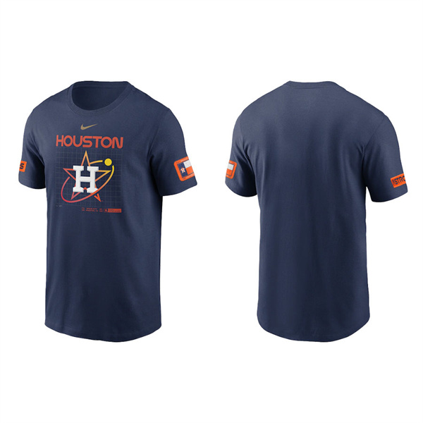 Men's Houston Astros Navy 2022 City Connect Velocity T-Shirt