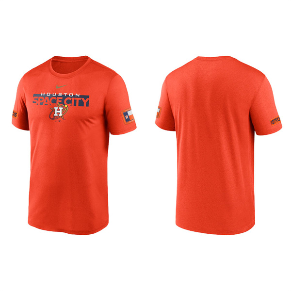 Men's Houston Astros Orange 2022 City Connect Legend T-Shirt