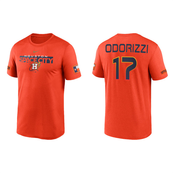 Men's Houston Astros Jake Odorizzi Orange 2022 City Connect Legend T-Shirt