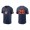 Men's Houston Astros Jose Siri Navy 2022 City Connect Velocity T-Shirt