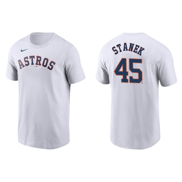 Ryne Stanek Men's Houston Astros Alex Bregman Nike White Name & Number T-Shirt