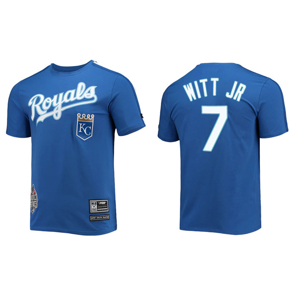 Bobby Witt Jr. Kansas City Royals Pro Standard Royal Taping T-Shirt