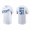 Brady Singer Men's Kansas City Royals Nike White Team Wordmark T-Shirt