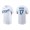 Hunter Dozier Men's Kansas City Royals Nike White Team Wordmark T-Shirt