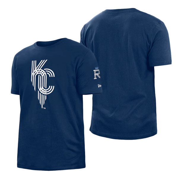 Men's Kansas City Royals New Era Navy 2022 City Connect T-Shirt