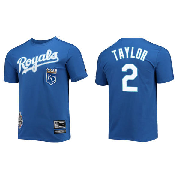 Michael A. Taylor Kansas City Royals Pro Standard Royal Taping T-Shirt