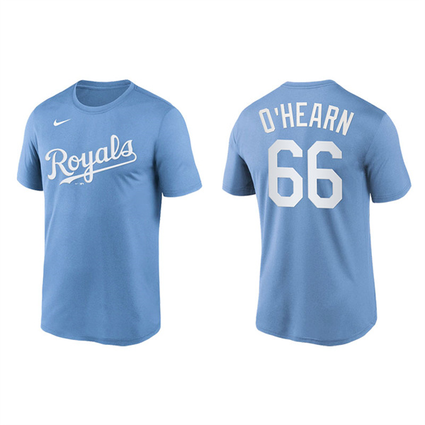 Ryan O'Hearn Men's Kansas City Royals Nike Powder Blue Wordmark Legend T-Shirt
