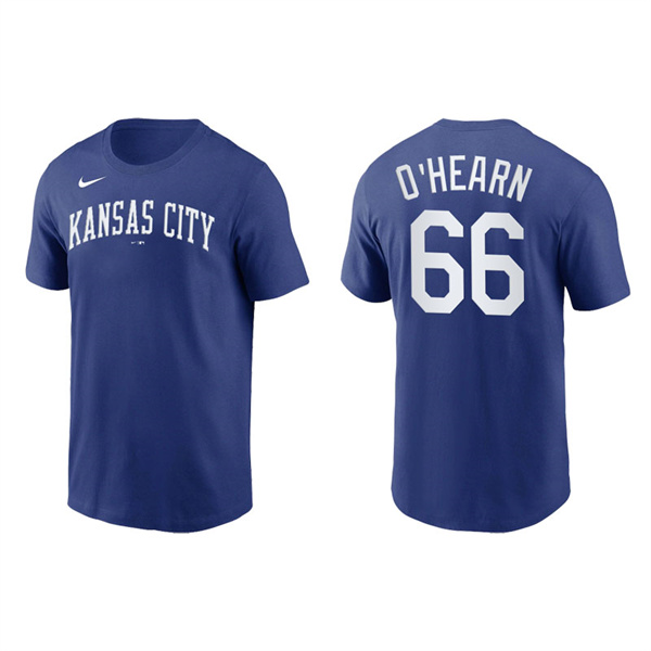 Ryan O'Hearn Men's Kansas City Royals Nike Royal Team Wordmark T-Shirt