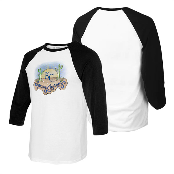 Women's Kansas City Royals Tiny Turnip 2022 Spring Training Raglan T-Shirt