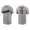 Men's Los Angeles Angels Adam Eaton Gray 2021 Little League Classic Wordmark T-Shirt