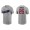 Men's Los Angeles Angels Dexter Fowler Gray 2021 Little League Classic Wordmark T-Shirt
