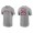 Men's Los Angeles Angels Dexter Fowler Gray Name & Number Nike T-Shirt