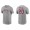 Men's Los Angeles Angels Jared Walsh Gray Name & Number Nike T-Shirt
