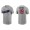Men's Los Angeles Angels Juan Lagares Gray 2021 Little League Classic Wordmark T-Shirt