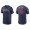 Men's Los Angeles Angels Justin Upton Navy Name & Number Nike T-Shirt