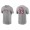 Men's Los Angeles Angels Max Stassi Gray Name & Number Nike T-Shirt