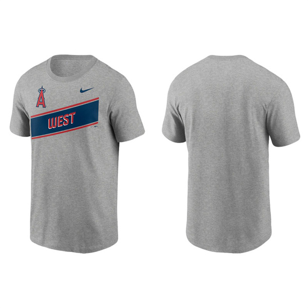 Men's Los Angeles Angels Gray 2021 Little League Classic Wordmark T-Shirt