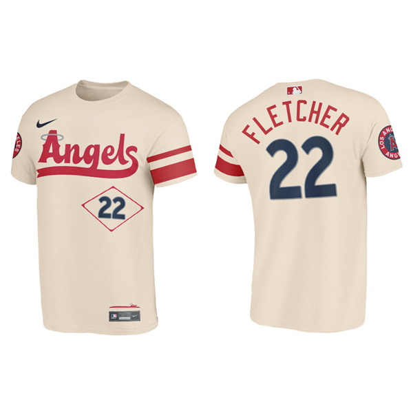 David Fletcher Angels Cream 2022 City Connect T-Shirt