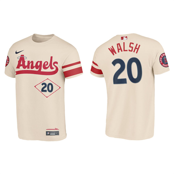 Jared Walsh Angels Cream 2022 City Connect T-Shirt