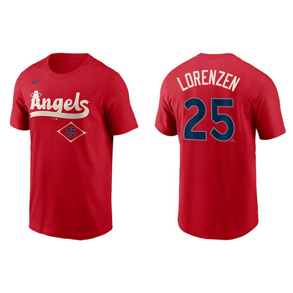 Michael Lorenzen Men's Angels Red 2022 City Connect T-Shirt