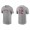Men's Los Angeles Angels Matt Thaiss Gray Name & Number Nike T-Shirt