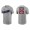 Men's Los Angeles Angels Michael Lorenzen Gray 2021 Little League Classic Wordmark T-Shirt