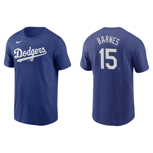 Men's Los Angeles Dodgers Austin Barnes Royal Name & Number Nike T-Shirt