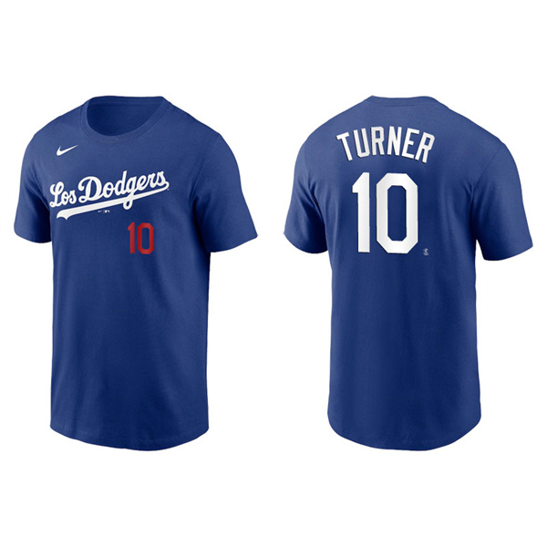 Men's Los Angeles Dodgers Justin Turner Royal 2021 City Connect T-Shirt