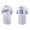 Men's Los Angeles Dodgers Justin Turner White Name & Number Nike T-Shirt
