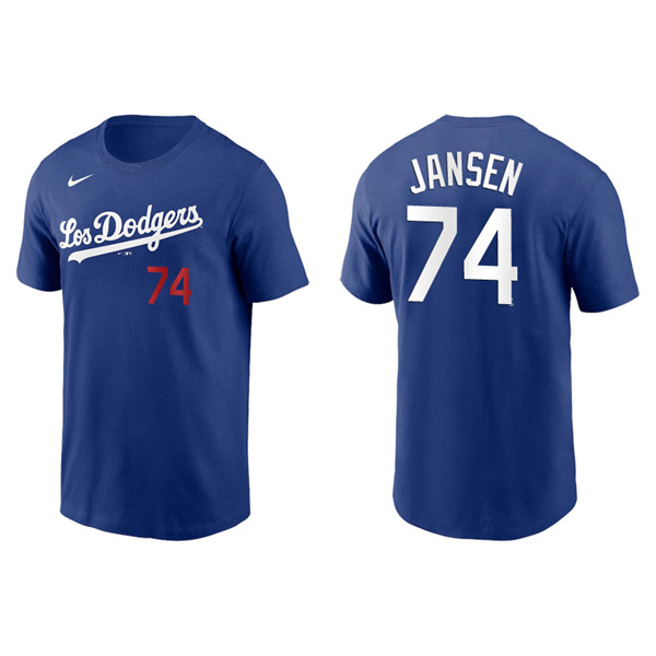 Men's Los Angeles Dodgers Kenley Jansen Royal 2021 City Connect T-Shirt