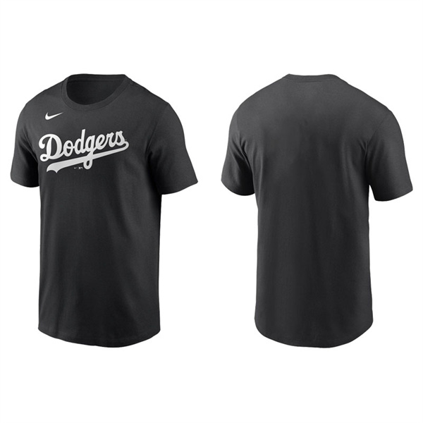 Men's Los Angeles Dodgers Black Nike T-Shirt