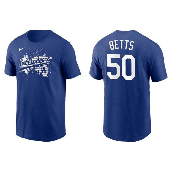Men's Los Angeles Dodgers Mookie Betts Royal 2021 City Connect Graphic T-Shirt