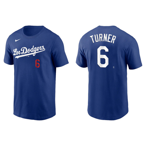 Men's Los Angeles Dodgers Trea Turner Royal 2021 City Connect T-Shirt
